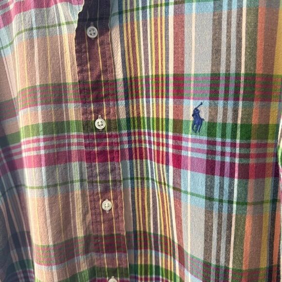 Ralph Lauren Blake plaid shirt size‎ large - Gorgeous colours - Picture 2 of 4
